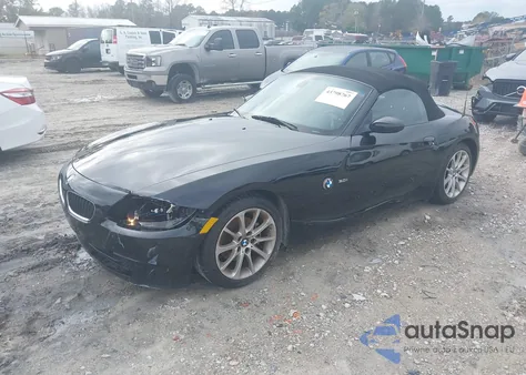 2007 BMW Z4 3.0I from USA, damaged, VIN 4USBU33597LW60451